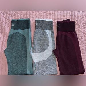 Pink VS contour leggings